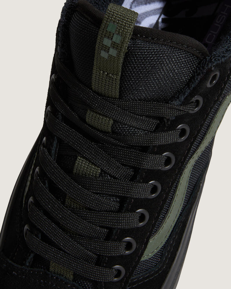 Load image into Gallery viewer, Vans Men&#39;s Atiba Jefferson Skate Old Skool 36+ Shoes Black/Dark Green VN000D5RNLX
