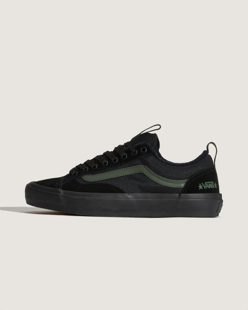Load image into Gallery viewer, Vans Men&#39;s Atiba Jefferson Skate Old Skool 36+ Shoes Black/Dark Green VN000D5RNLX
