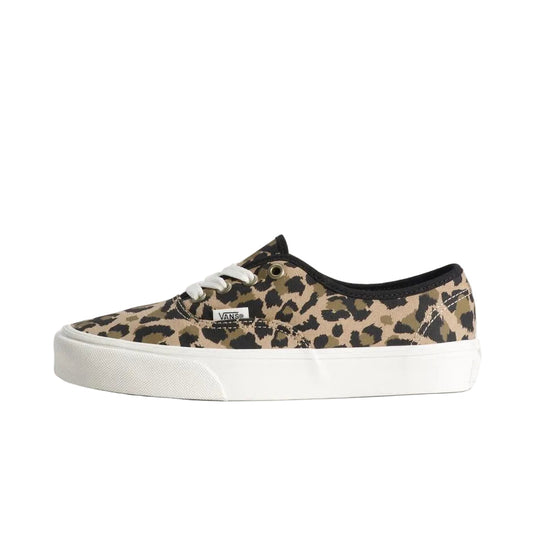 Vans Women's Authentic Shoes Leopard Black/Incense Tan VN000D6GGR4