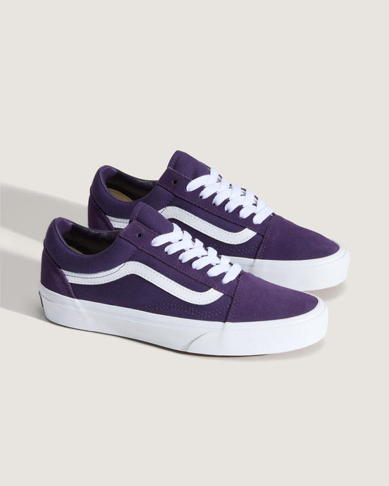 Vans Womens Old Skool Shoes Suede Gothic Purple VN000D6W11E