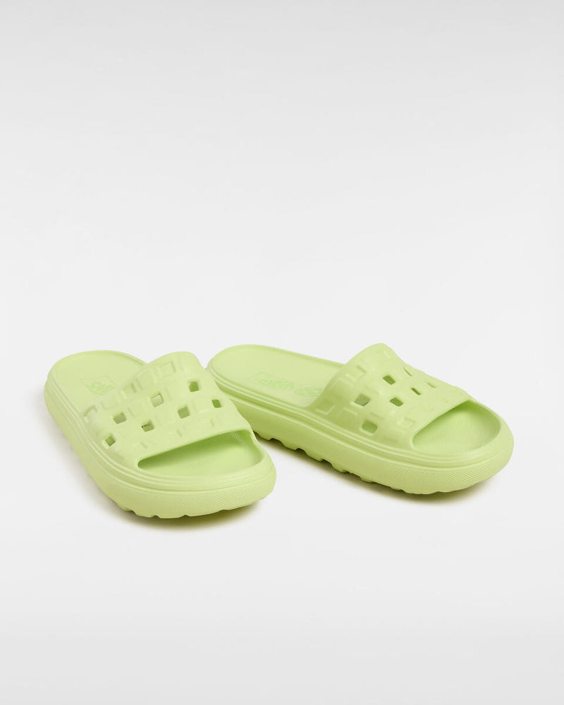 Load image into Gallery viewer, Vans Unisex MTE Slide-on Vr3cush Slides Green Lime VN000D7JCKP
