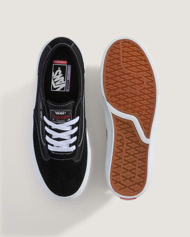Load image into Gallery viewer, Vans Men's Skate Curren Caples Shoes Gum Black/White VN000D85BZW
