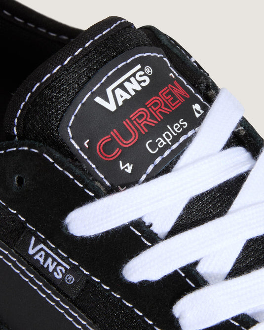 Vans Men's Skate Curren Caples Shoes Gum Black/White VN000D85BZW