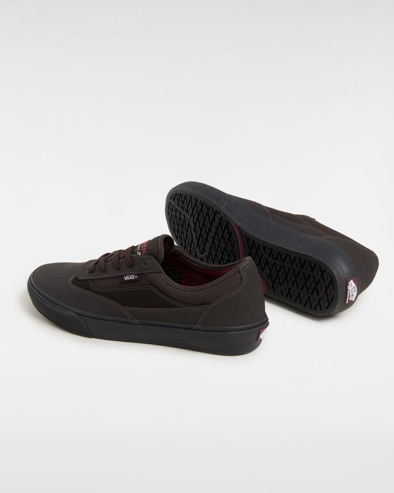 Load image into Gallery viewer, Vans Men&#39;s Skate Curren Caples Shoes Dark Brown VN000D85DRB
