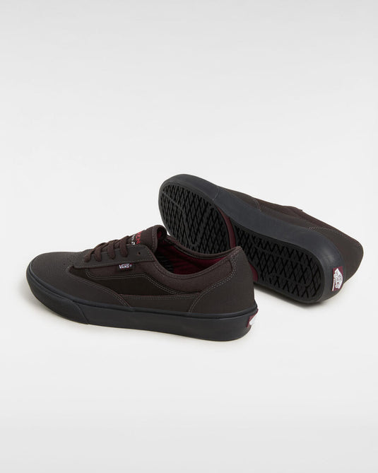 Vans Men's Skate Curren Caples Shoes Dark Brown VN000D85DRB