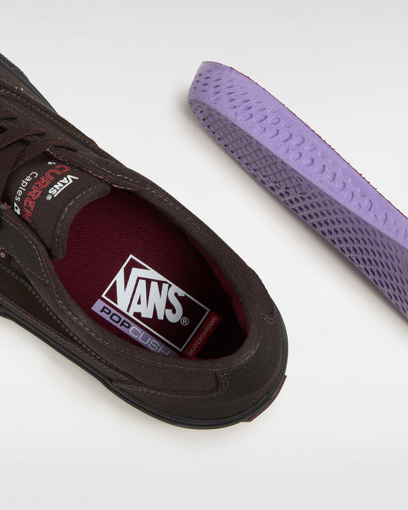 Load image into Gallery viewer, Vans Men&#39;s Skate Curren Caples Shoes Dark Brown VN000D85DRB
