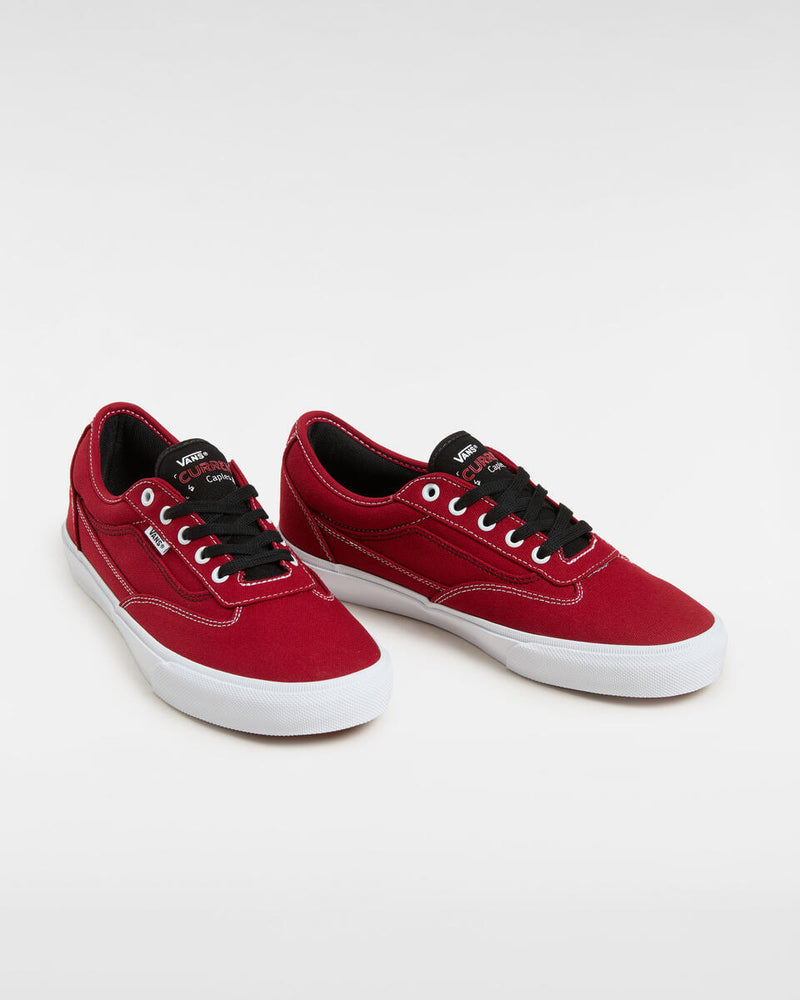 Load image into Gallery viewer, Vans Men&#39;s Skate Curren Caples Shoes Red/White VN000D85Y521
