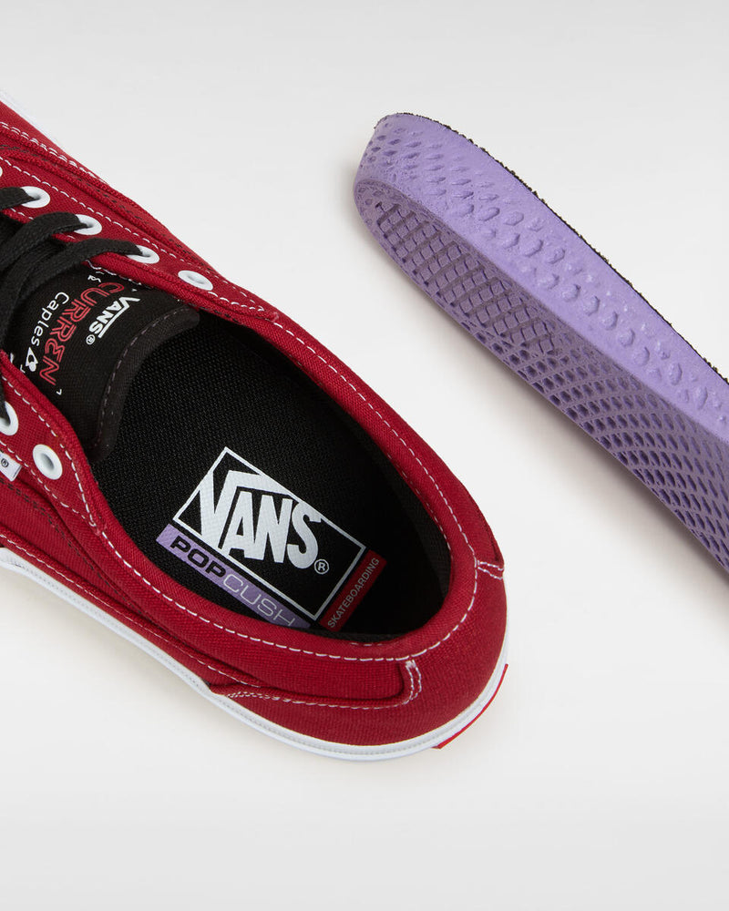 Load image into Gallery viewer, Vans Men&#39;s Skate Curren Caples Shoes Red/White VN000D85Y521
