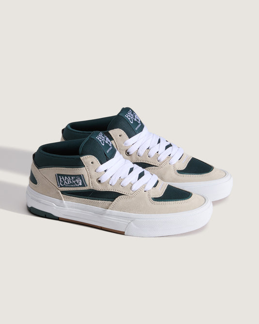 Vans Men's Skate Half Cab Wafflecup Shoes Oatmeal/Deep Teal VN000D9ZEKD