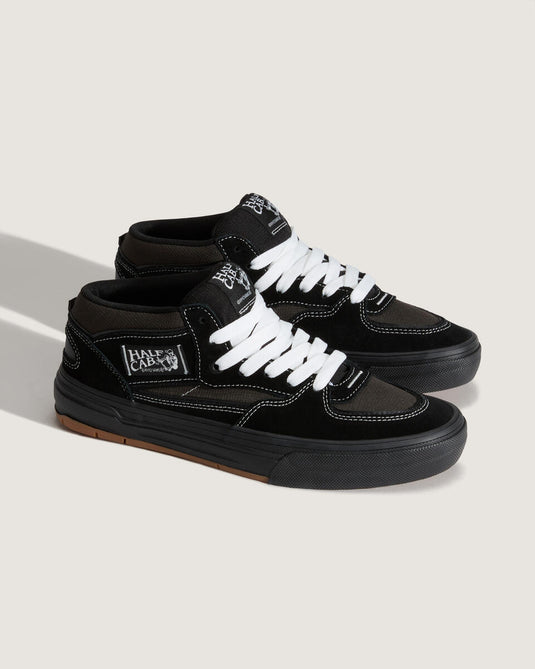 Vans Men's Skate Half Cab Wafflecup Shoes Black/Asphalt VN000D9ZKOU