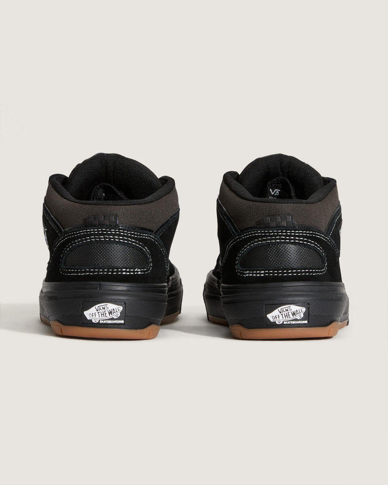 Load image into Gallery viewer, Vans Men&#39;s Skate Half Cab Wafflecup Shoes Black/Asphalt VN000D9ZKOU
