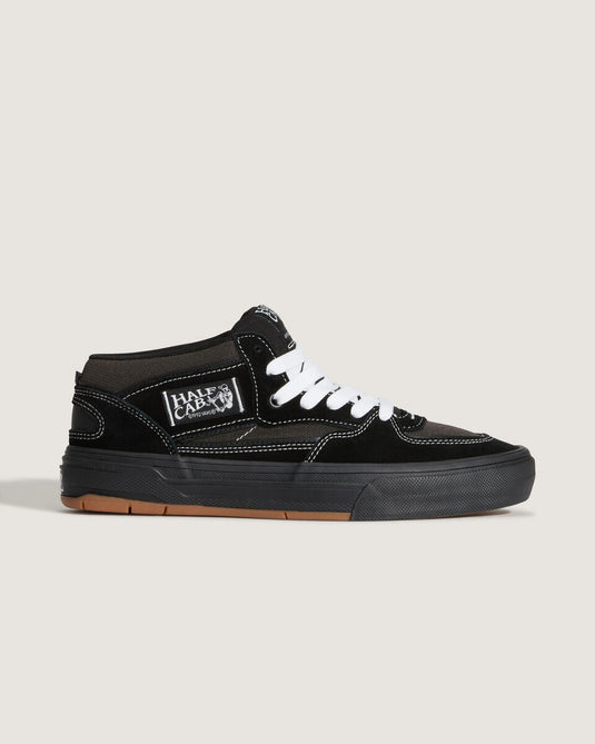 Vans Men's Skate Half Cab Wafflecup Shoes Black/Asphalt VN000D9ZKOU