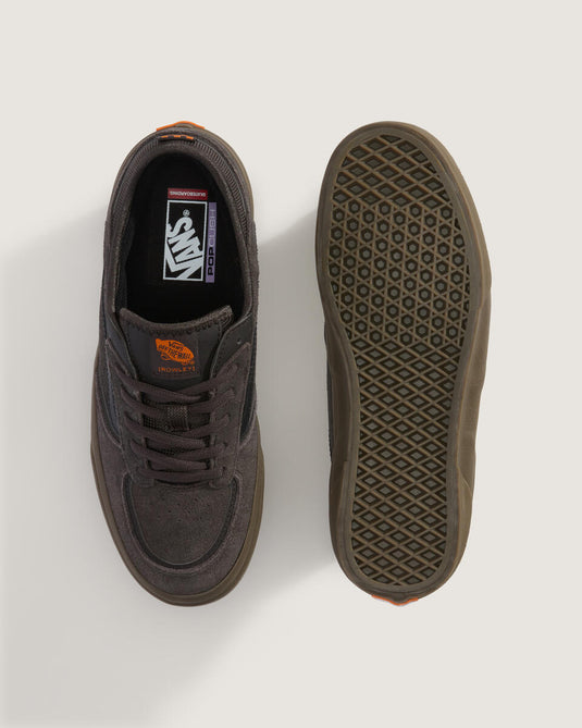 Vans Men's Skate Rowley Shoes Fade Black/Gum VN000DA2B9M