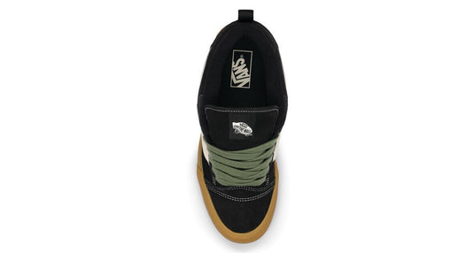 Vans Men's Knu Skool Shoes Black/Green VN000DAJYJ7
