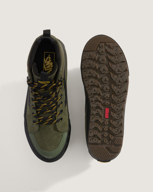 Vans Men's MTE Sk8-Hi Waterproof Insulated Shoes Green/Black VN000DAQ203