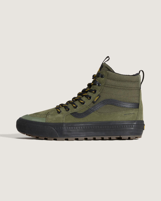Vans Men's MTE Sk8-Hi Waterproof Insulated Shoes Green/Black VN000DAQ203
