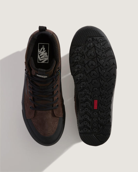 Vans Men's Mte Sk8-Hi Waterproof Insulated Shoes Brown/Black VN000DAQY49