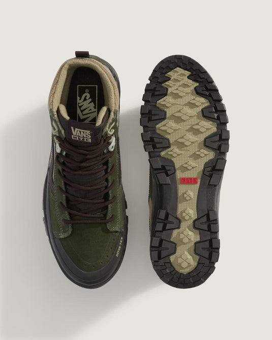 Vans Men's MTE Sk8-Hi Gore-Tex Insulated Dark Green/Dark Brown VN000DARF87