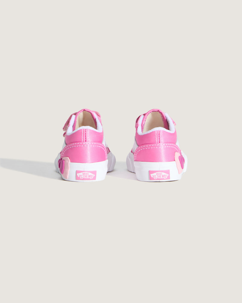 Load image into Gallery viewer, Vans Toddler Old Skool V Bow Shoes Pink Fizz VN000E9WFRQ
