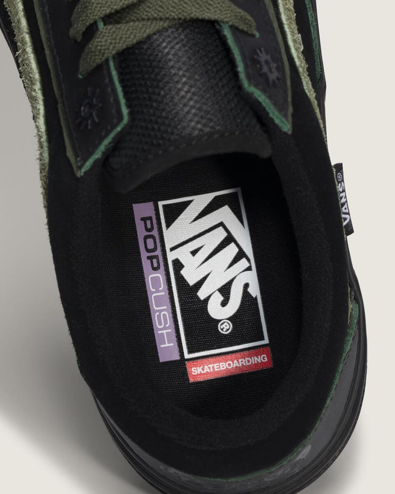 Load image into Gallery viewer, Vans Unisex Skate Old Skool Wafflecup Shoes Willow Green/Black VN000EB7203
