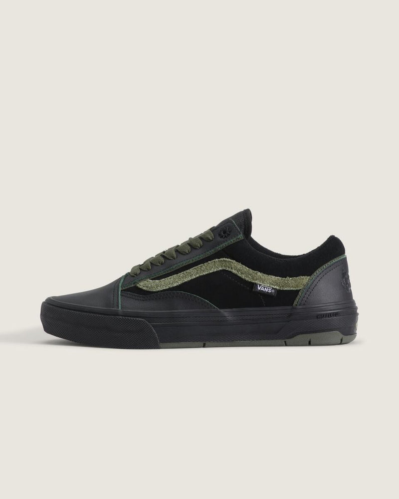 Load image into Gallery viewer, Vans Unisex Skate Old Skool Wafflecup Shoes Willow Green/Black VN000EB7203
