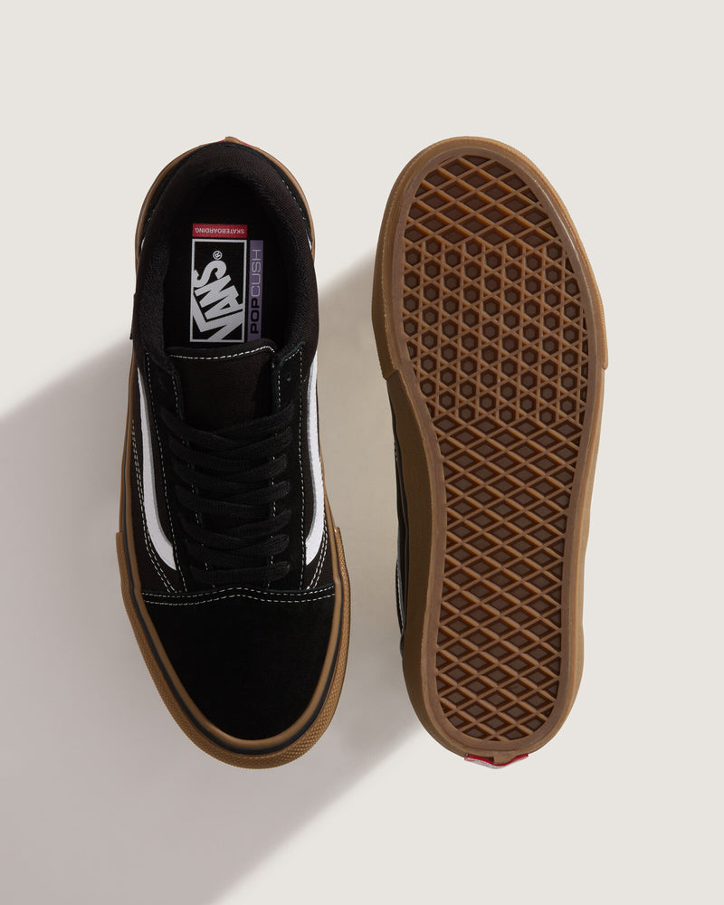 Load image into Gallery viewer, Vans Men's Skate Old Skool Shoes Black/Gum/White VN000EDNB9K
