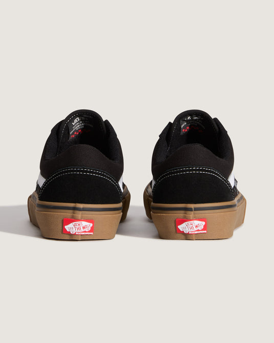 Vans Men's Skate Old Skool Shoes Black/Gum/White VN000EDNB9K