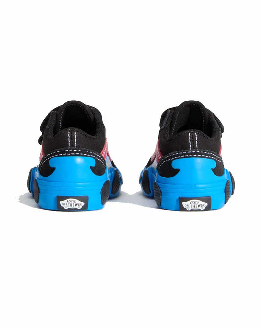Vans Toddler Old Skool V Car Shoes Black/Blue VN000EE7Y61