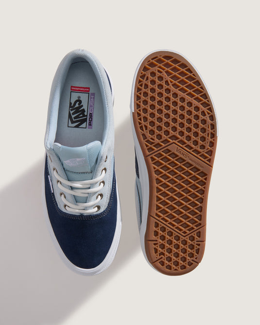Vans Men's Skate Era Wafflecup Shoes Navy Blue/Light Blue VN000EF0J4I