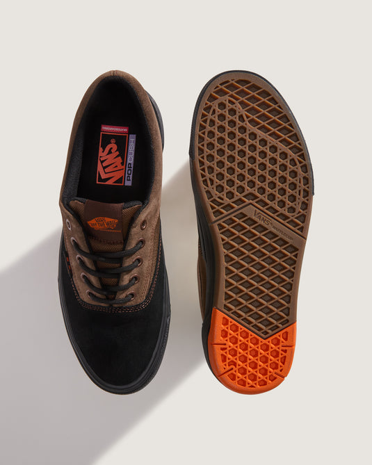 Vans Men's Skate Era Wafflecup Shoes Black/Brown VN000EF0YS8