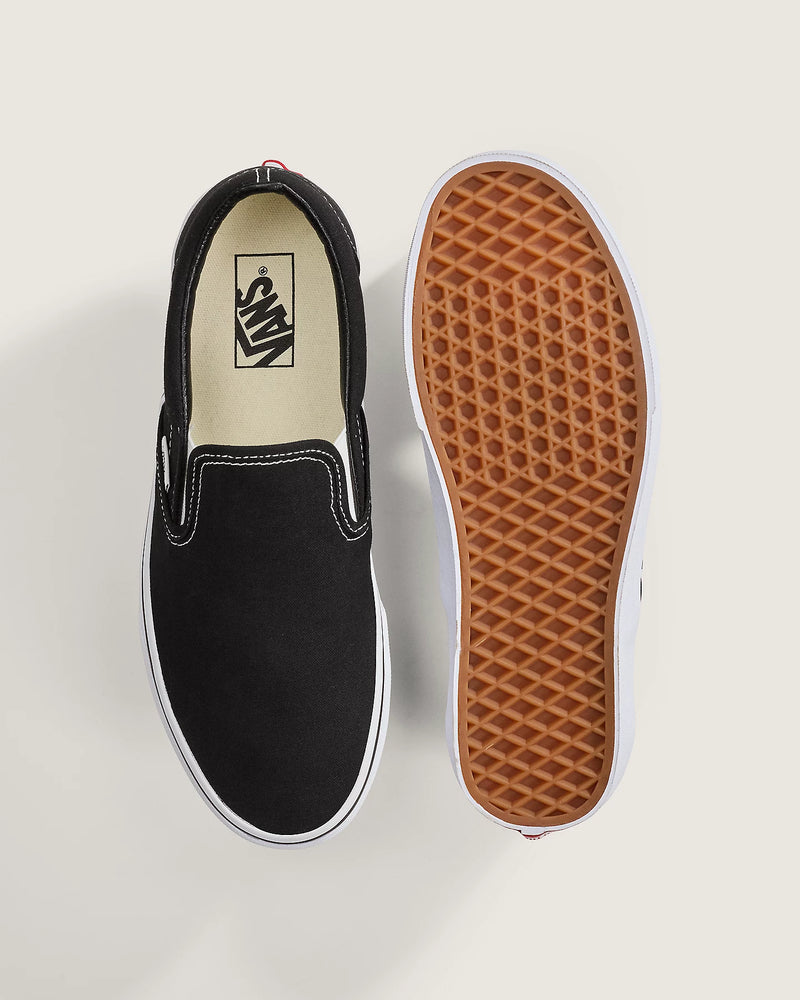 Load image into Gallery viewer, Vans Unisex Skate Slip-On Shoes Black/White VN000EYEBLK
