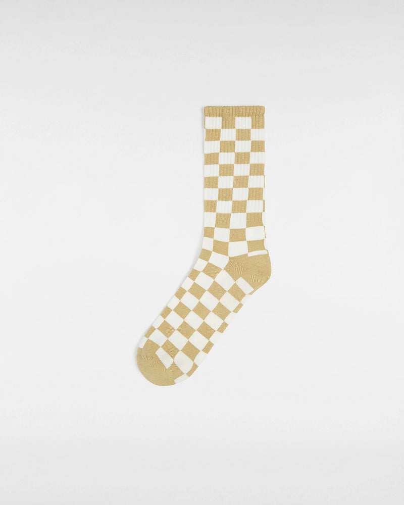 Load image into Gallery viewer, Vans Unisex Checkerboard Crew Socks (1 Pair) Brown VN000F0T5QJ
