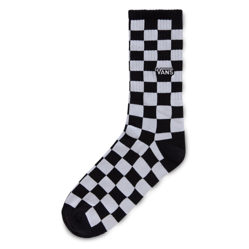 Load image into Gallery viewer, Vans Checkerboard Crew Socks Black/White (1 Pair) VN000F0TY28
