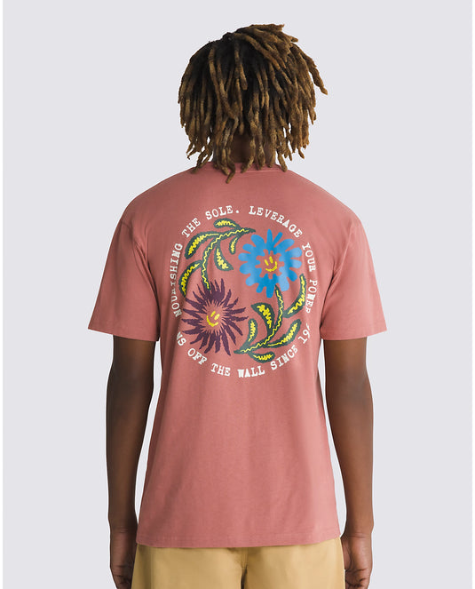 Vans Dual Bloom T-Shirt Withered Rose VN000G48CHO