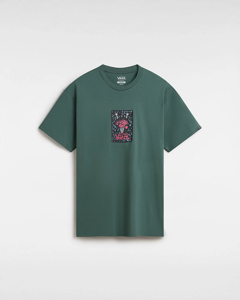 Load image into Gallery viewer, Vans Men&#39;s Thinkv Classic Fit T-Shirt Green VN000G4JBDX
