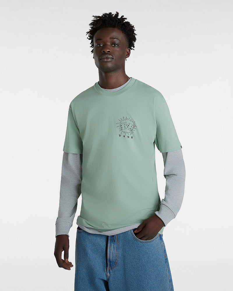 Load image into Gallery viewer, Vans Men&#39;s Expand Visions Classic Fit T-Shirt Green VN000G4KCJL
