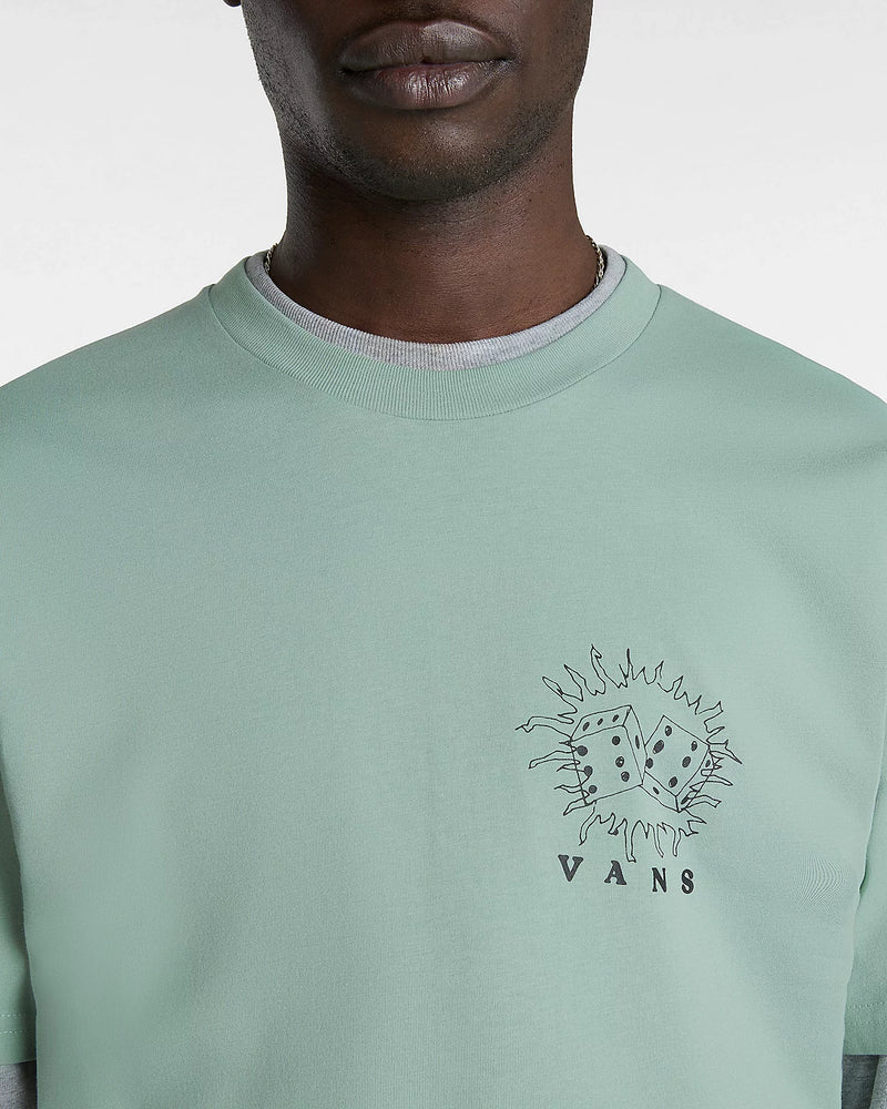Load image into Gallery viewer, Vans Men&#39;s Expand Visions Classic Fit T-Shirt Green VN000G4KCJL
