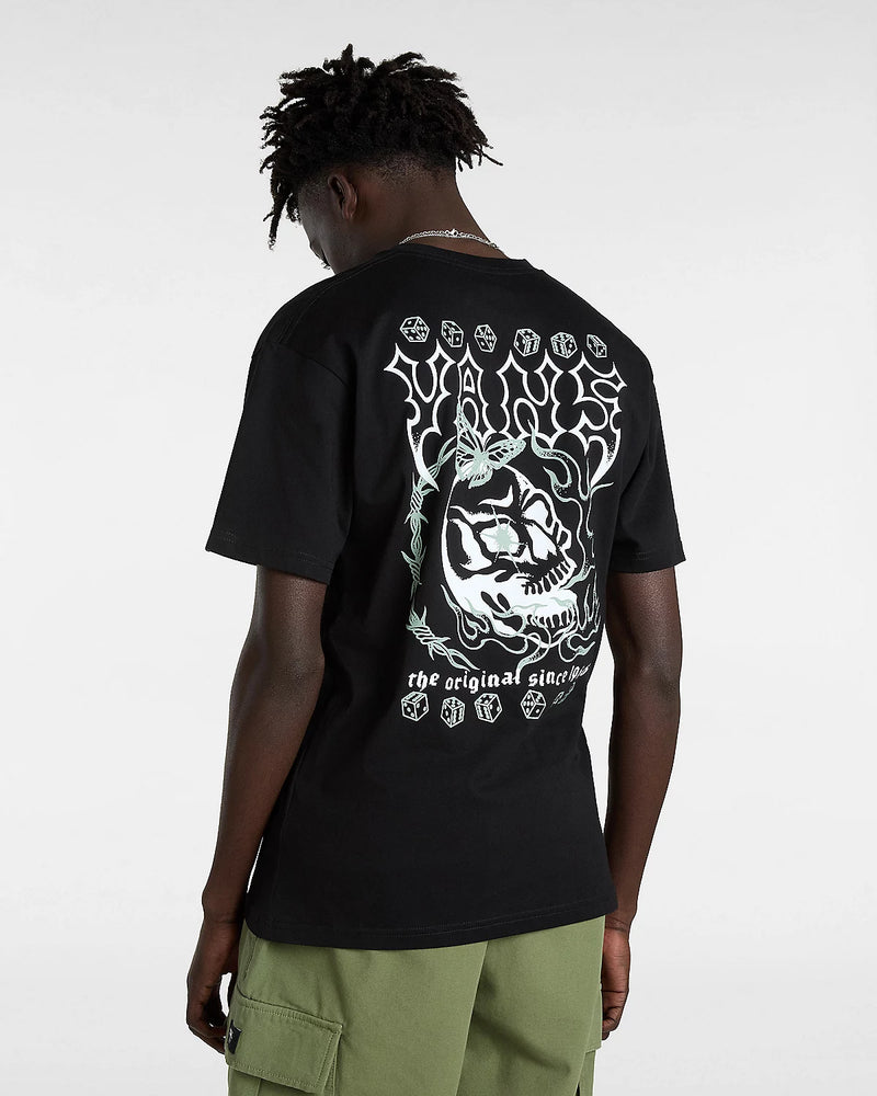 Load image into Gallery viewer, Vans Men&#39;s Lucky Streak Classic Fit T-Shirt Black VN000G4MBLK
