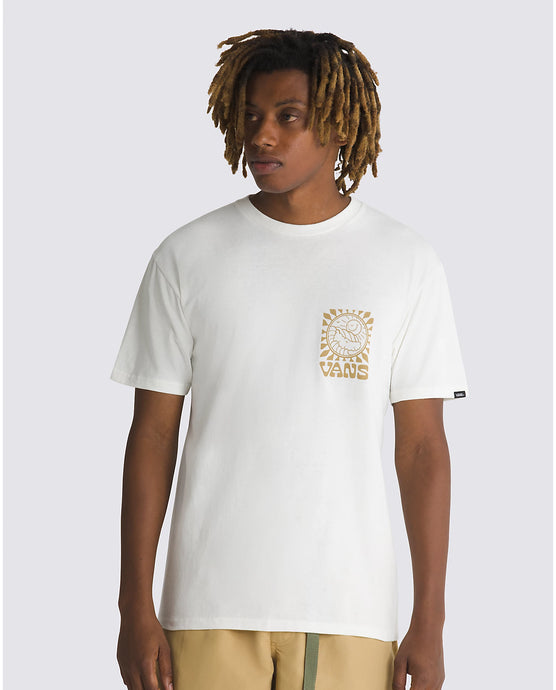 Vans Men's Sun And Surf Classic Fit T-Shirt Marshmallow VN000G5KFS8