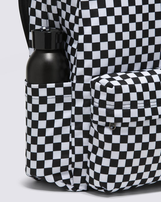 Vans Unisex Old Skool Check Backpack Black VN000H4XY28