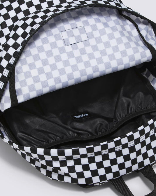 Vans Unisex Old Skool Check Backpack Black VN000H4XY28