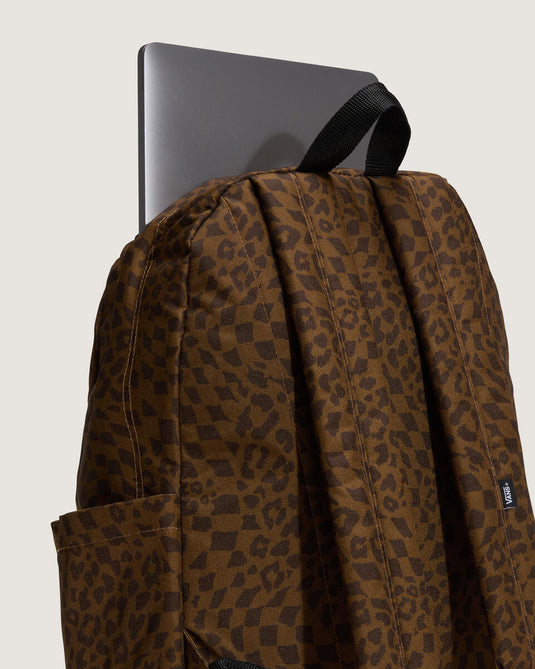 Vans Unisex Old Skool Classic Backpack Brown VN000H4Y7UG