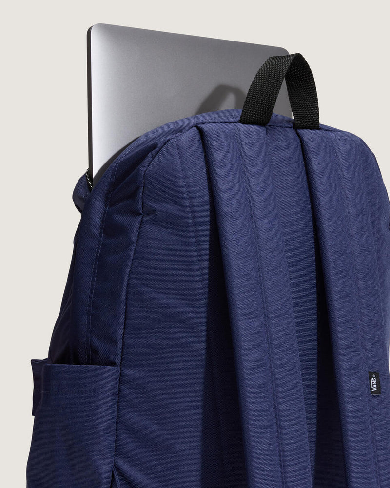 Load image into Gallery viewer, Vans Unisex Old Skool Drop V Backpack Navy VN000H4ZEMT
