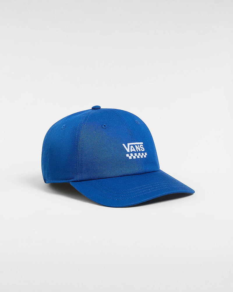 Load image into Gallery viewer, Vans Court Side Curved Bill Jockey Hat Blue VN000HEA7WM
