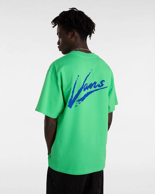 Vans Men's Dettori Loose T-Shirt Blackberry Poison Green VN000K42041