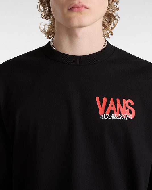 Vans Men's Local Pub Spray Loose Fit T-Shirt Black VN000K76BLK