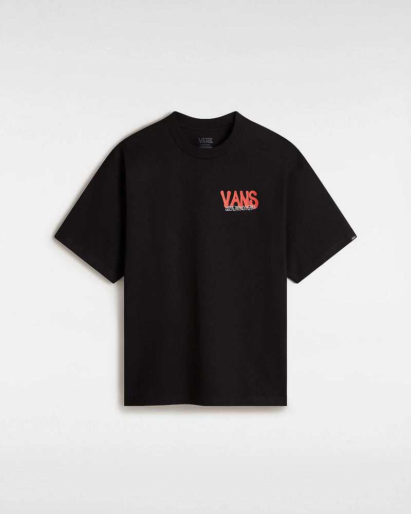 Load image into Gallery viewer, Vans Men&#39;s Local Pub Spray Loose Fit T-Shirt Black VN000K76BLK
