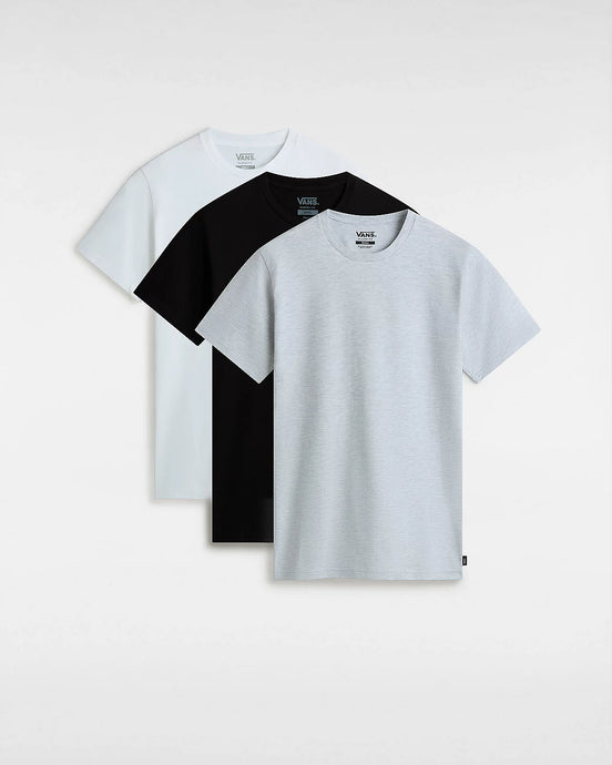Vans Men's Basic Classic Fit T-Shirt (3 Pack) Multicolor VN000KHD448