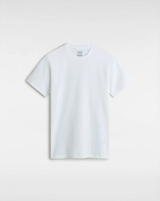Vans Men's Basic Classic Fit T-Shirt (3 Pack) White VN000KHDWHT