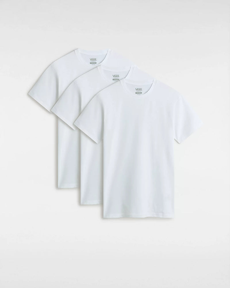 Load image into Gallery viewer, Vans Men&#39;s Basic Classic Fit T-Shirt (3 Pack) White VN000KHDWHT
